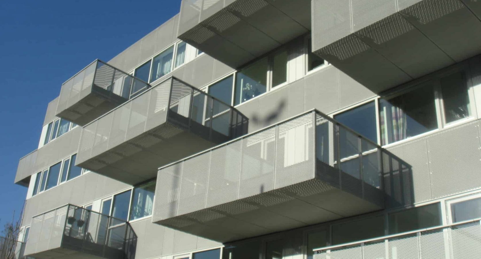 Balkons van MD Strekmetaal pronken aan het appartementencomplex Boogie Woogie in Amersfoort