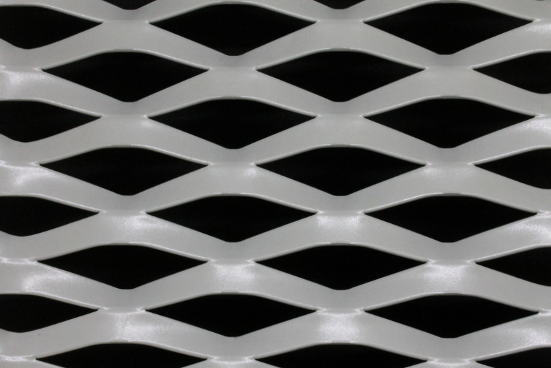 Voorbeeld MD Strekmetaal van aluminium gevelbekleding type MD Gate