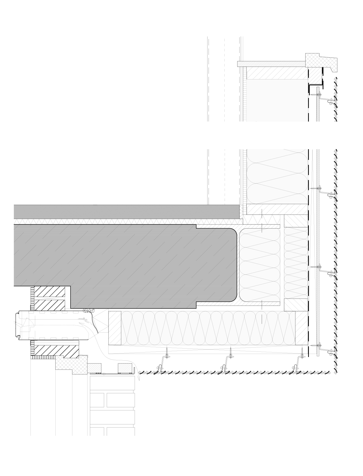 Voorbeeld detail MD Clips STC112, een bevestigingssysteem voor MD Strekmetaal gevelbekleding