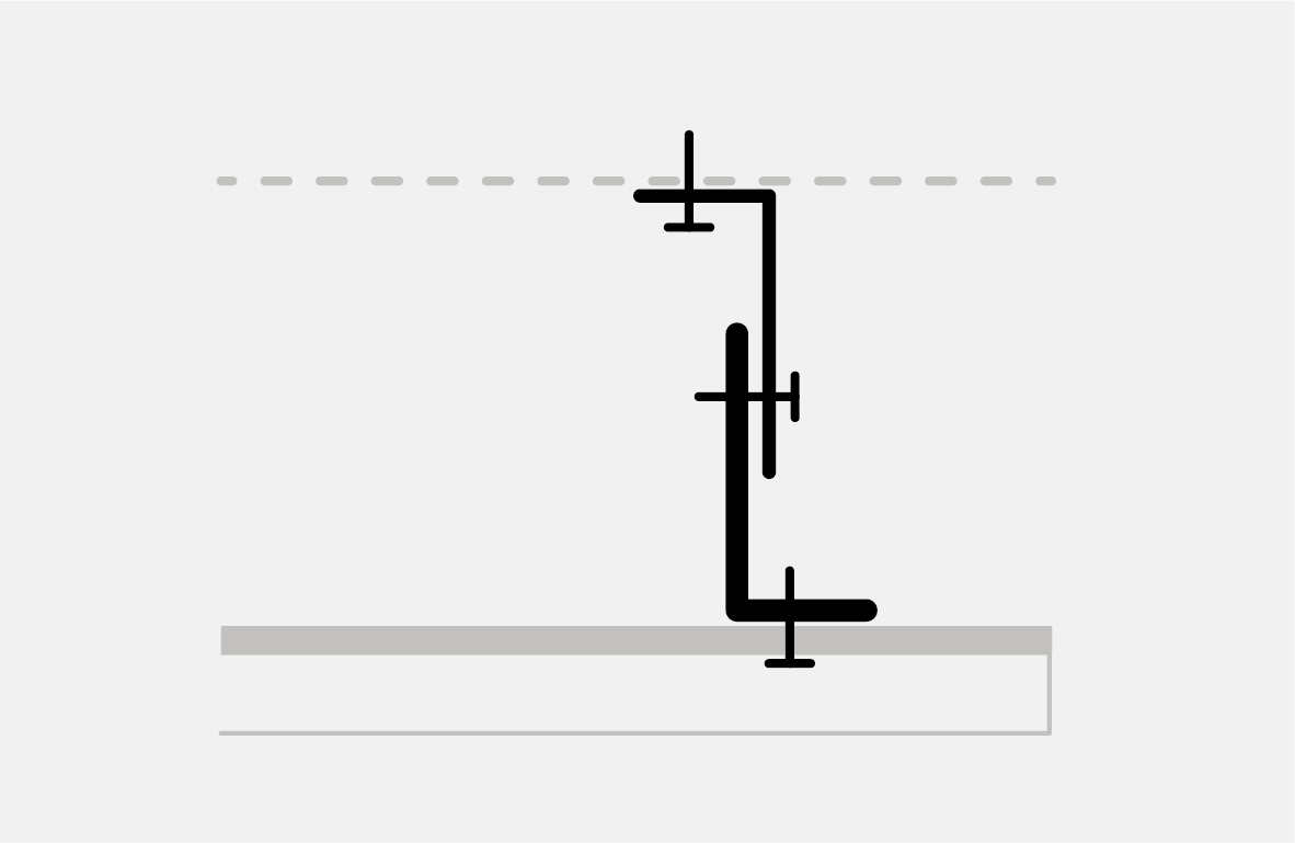 Pictogram van bevestigingssysteem SHV112 voor MD Shapes gevelbekleding