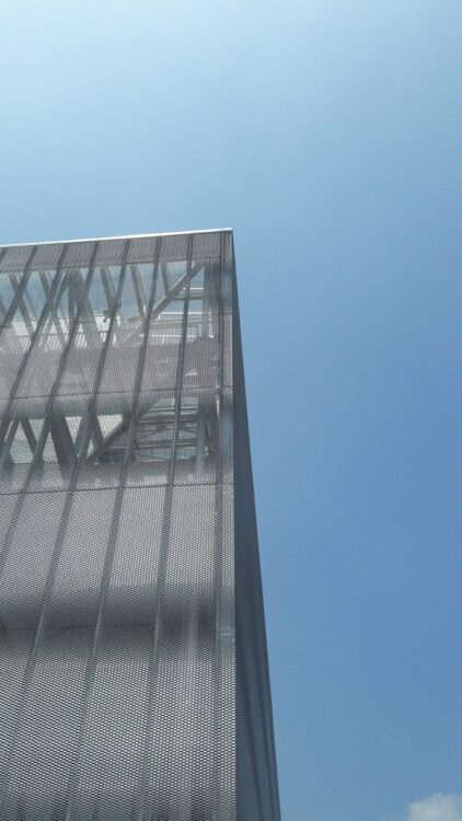 Detail aluminium panelen Hyundai Motor Training Center Zuid Korea Detail aluminium panelen Hyundai Motor Training Center Zuid Korea