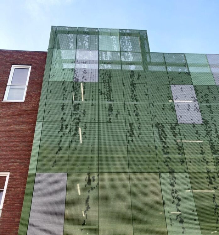 Parkeergarage De Kromme Elleboog Meppel MD Designperforatie gevelbekleding patroon