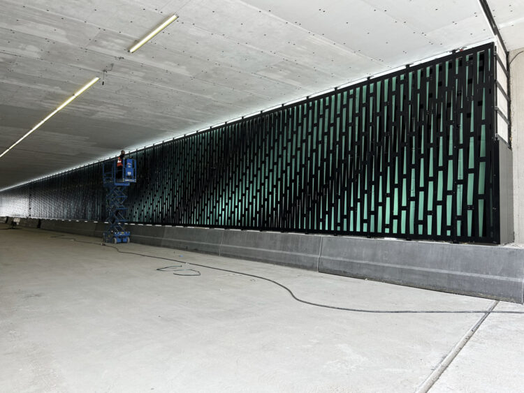 Onderdoorgang A2_N2 in Eindhoven – Infra – MD Designperforatie – Metadecor – Montage 1