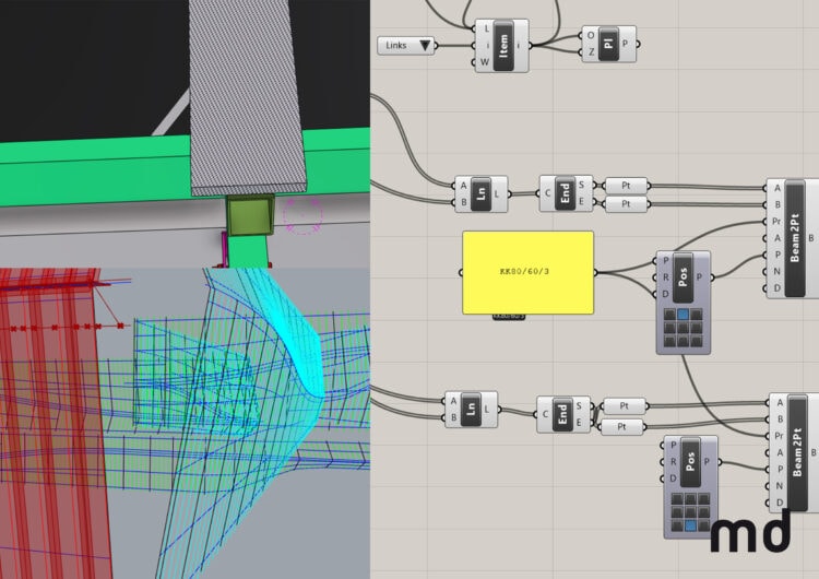 Parametrisch ontwerpproces – Metadecor – Engineering – Facade 4 parametrisch ontwerpen