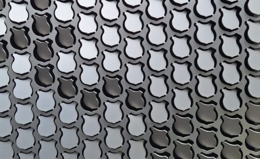 Aluminium perforatie wand