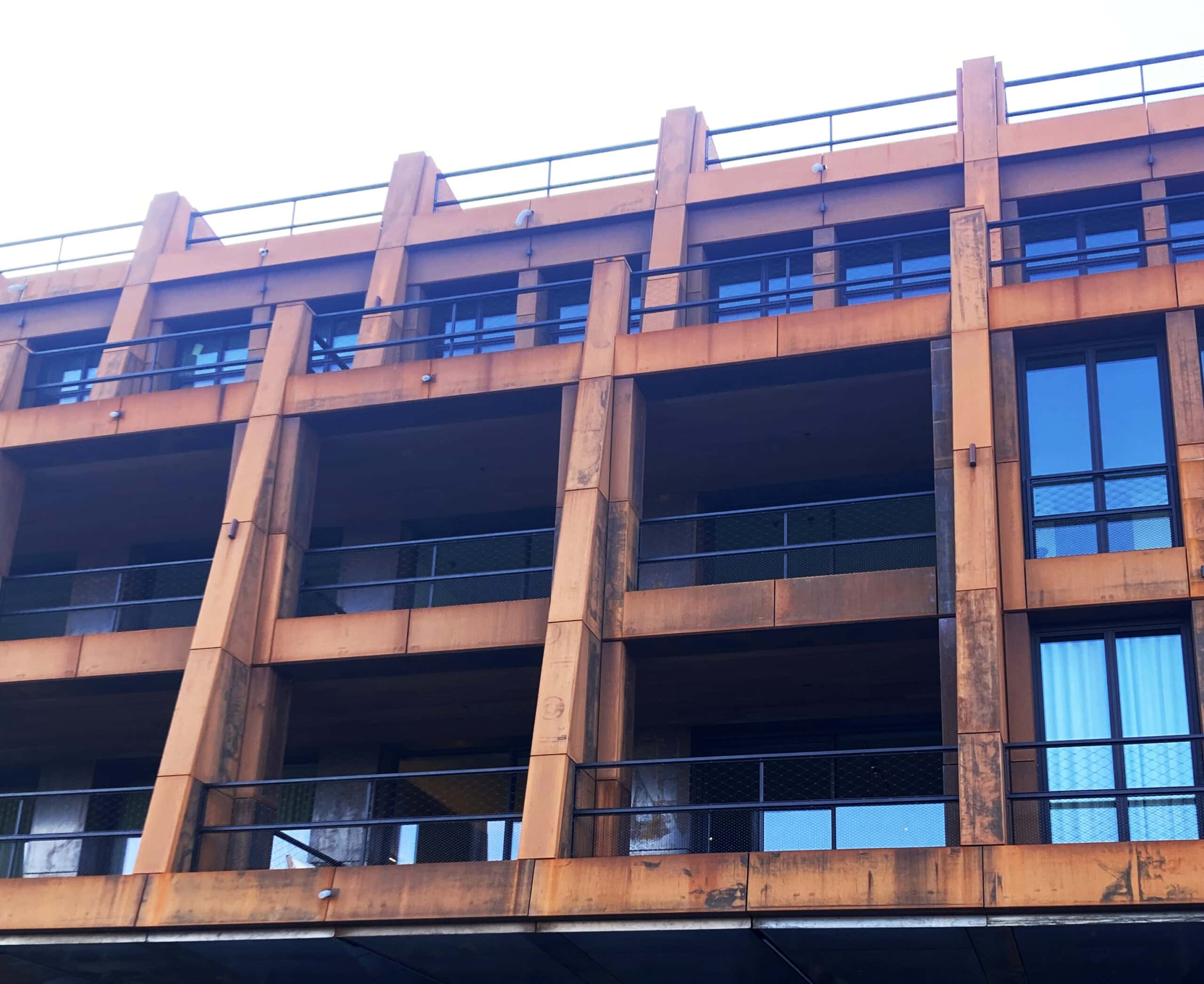 corten staal gevelbeplating