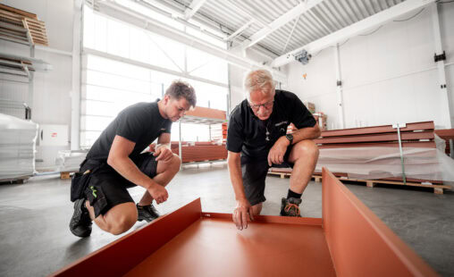 Metadecor Voorman Situatie in de werkplaats MD