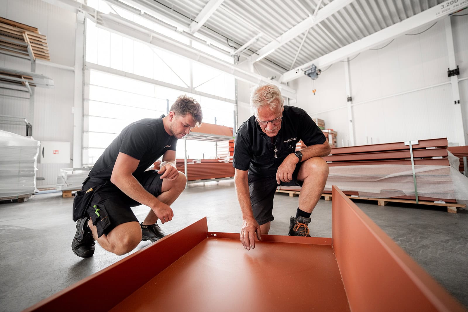 Metadecor Voorman Situatie in de werkplaats MD